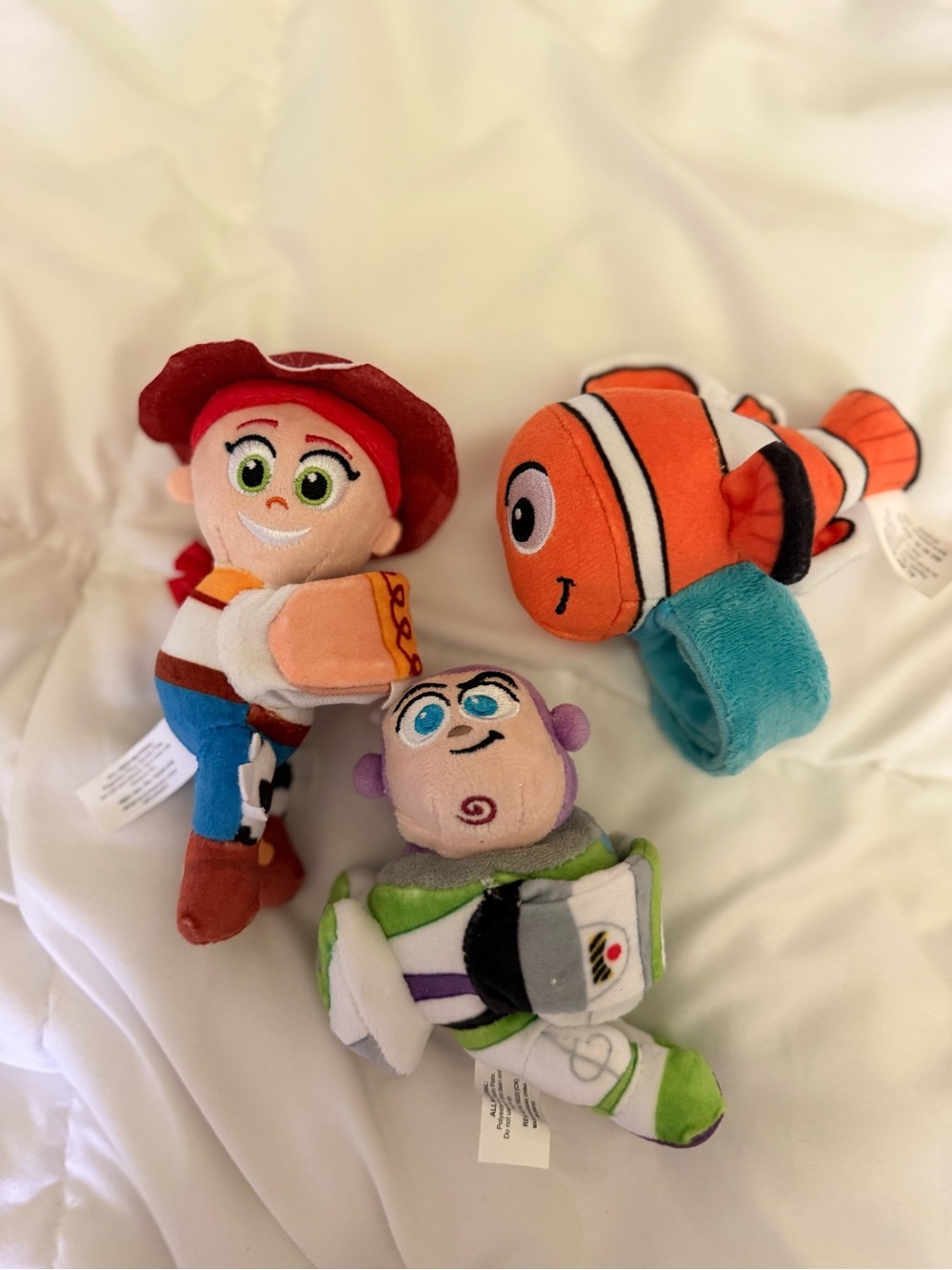 Set of three Disney cutie cuff Toy Story Jessie, buzz, and Nemo